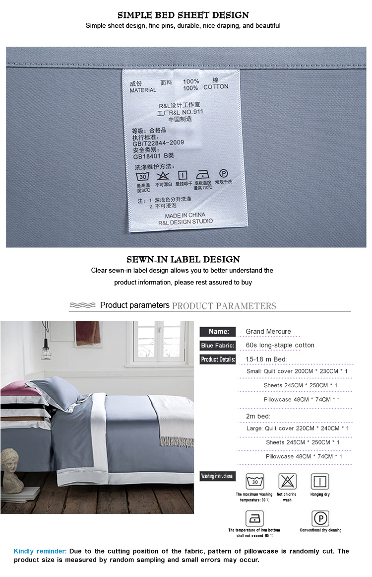 Luxurious Hospital Gray And White Bedding Sets