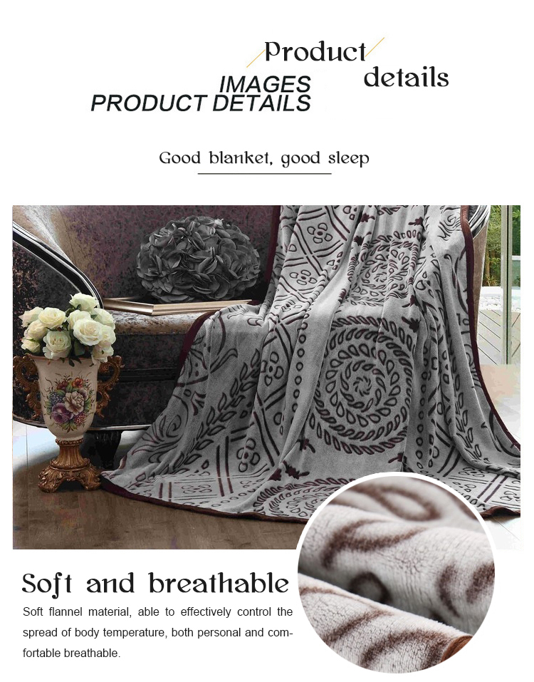 Blanket Flannel Fabric Sofa Bed Blanket
