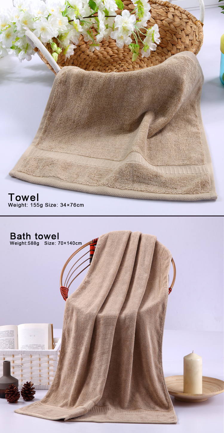 Extra Large Brown Hand Towels