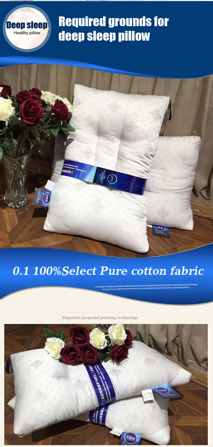 Cotton Factory Side Sleeper Pillow