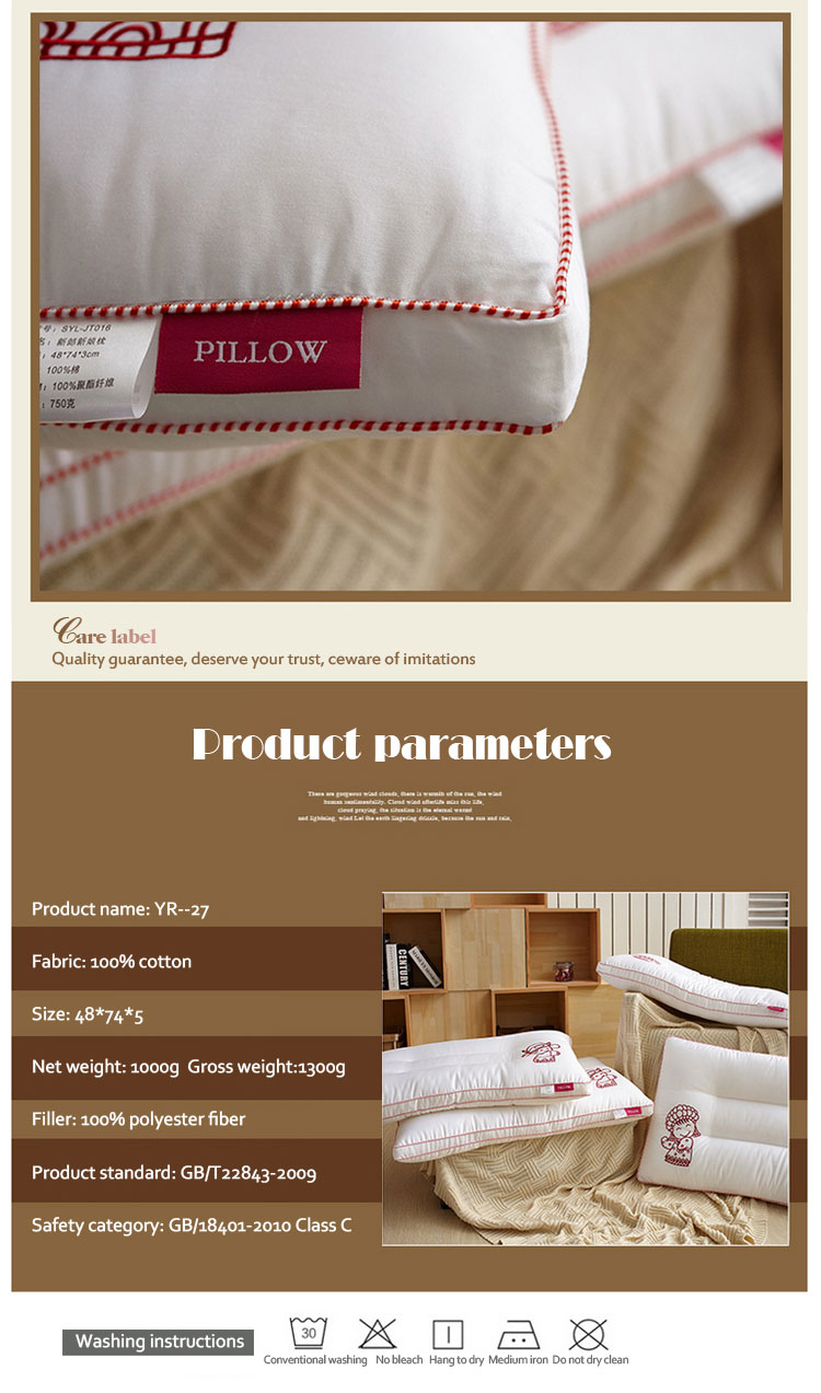 Villa Factory Big Pillows For Bed