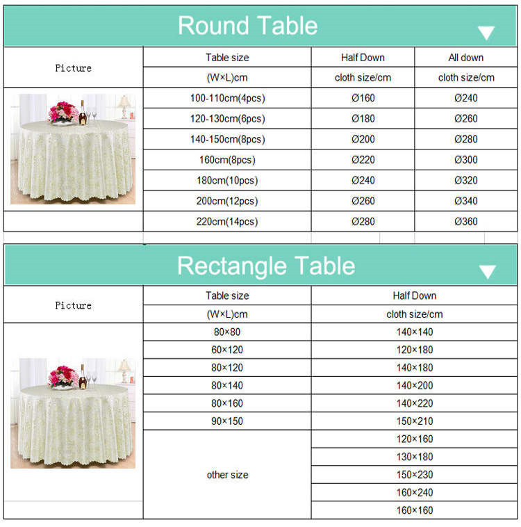 Advertising Cloth Table Covers
