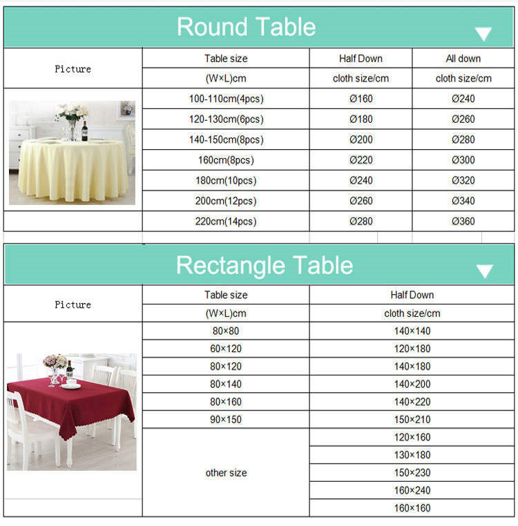 Manufacturer Square Table Cloth