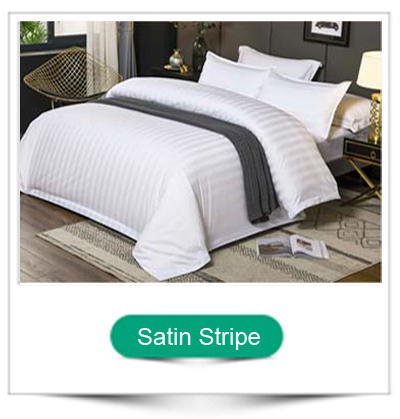 White Stripe 600 Thread Count Bedding Set
