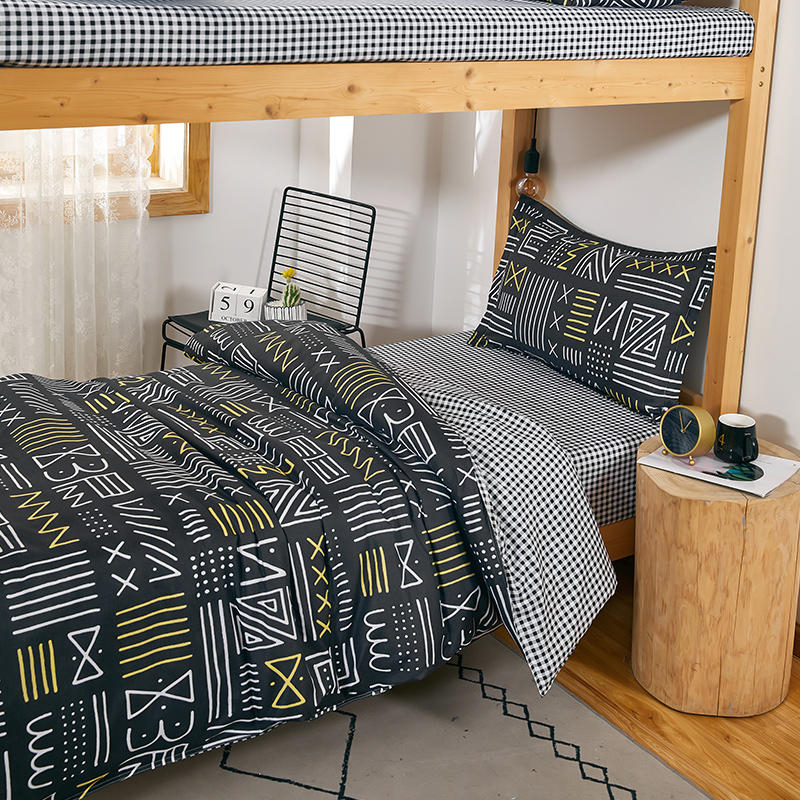 Double Sides Bed Linen Bedding Sets 4pcs