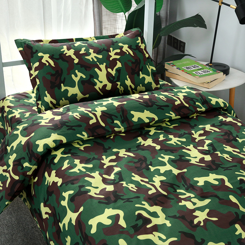 Army Camouflage Soft Flat Sheet