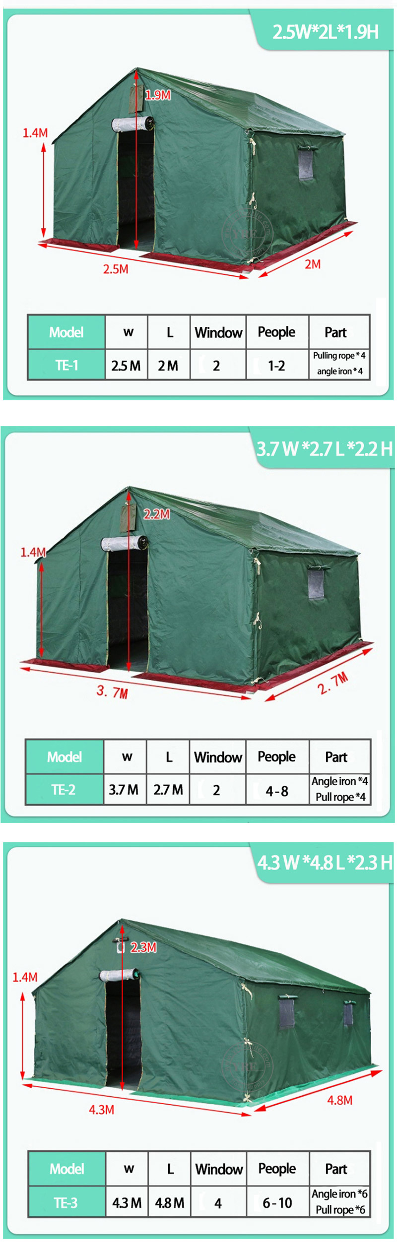 Guangzhou Camping Outdoor Tent Canvas