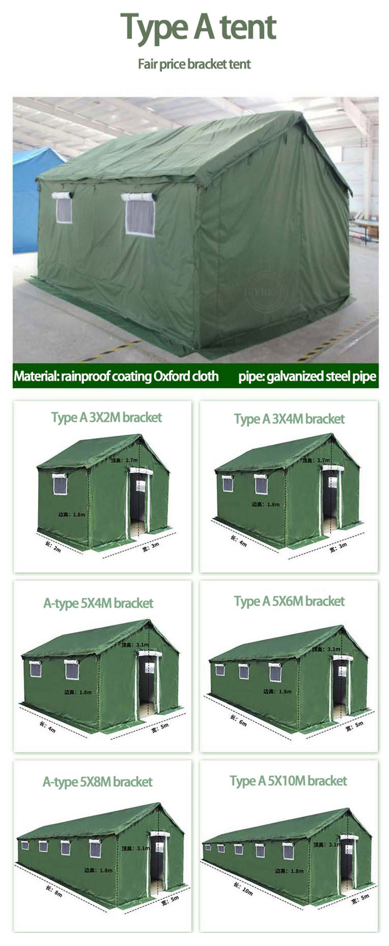 Tent Double Layer Portable Outdoor