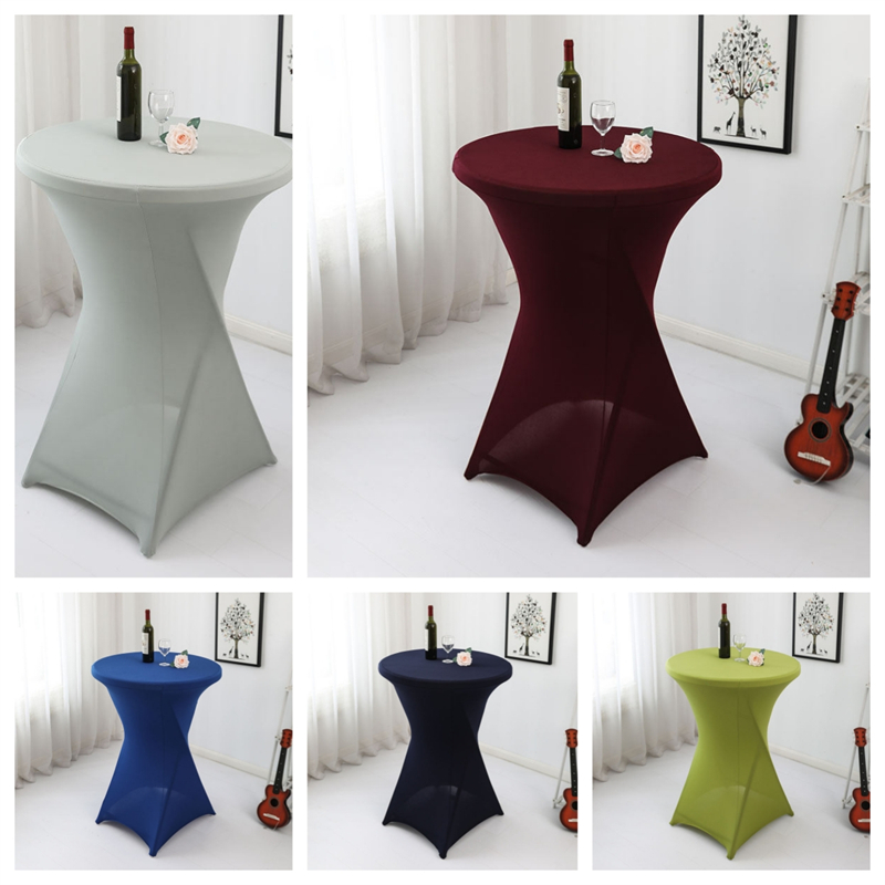 Wedding Party 6ft Spandex Stretch Tablecloth Table Covers Wedding Decoration