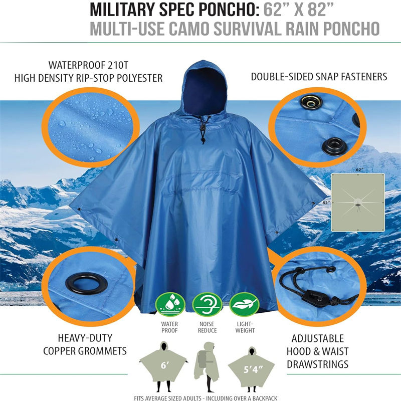 Government Materials for Rain Poncho Liner