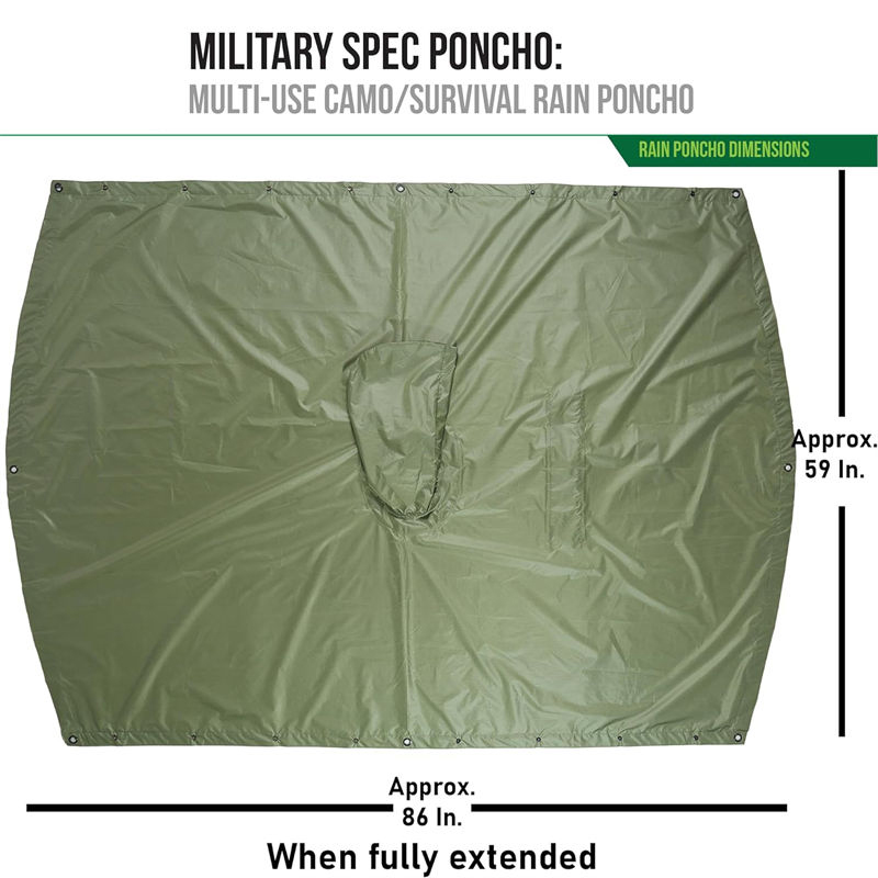 Relief Cover Hammock Rain Poncho Liner Material