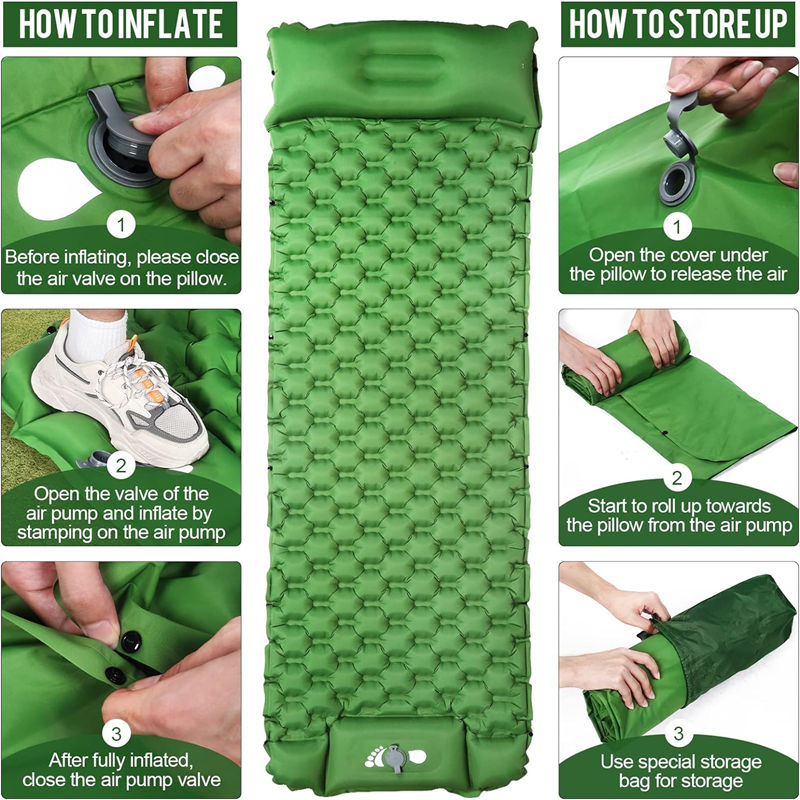 Disaster comfortable inflatable sleeping pad 