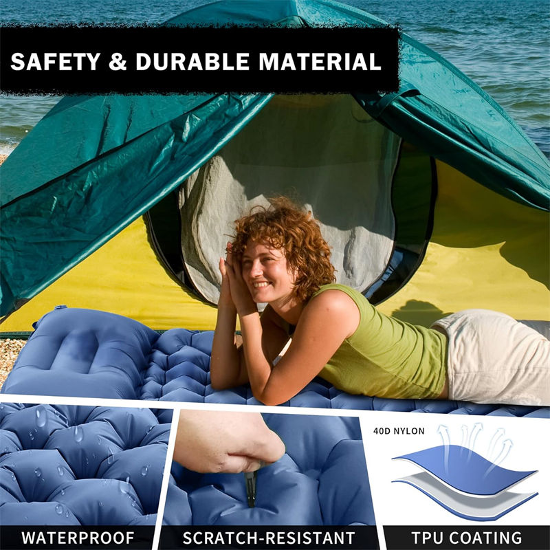 Easy to inflate Inflatable sleeping pad 