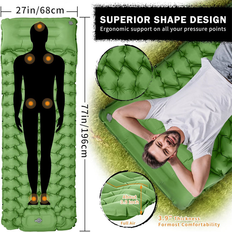 Durable materials Inflatable sleeping pad