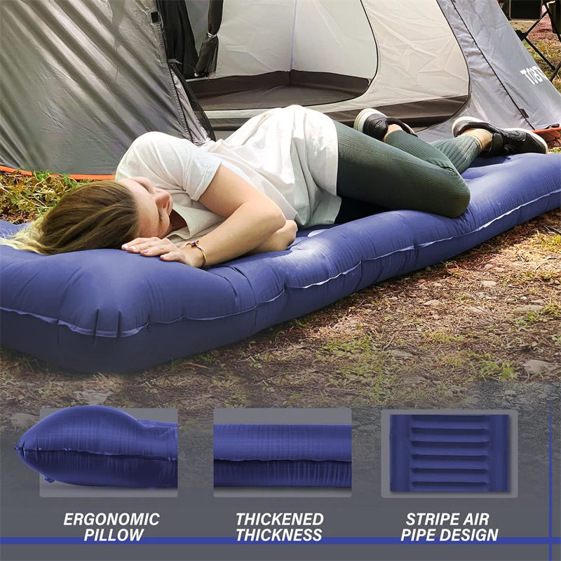 Discount prices integrated pillow Inflatable Sleeping Pad