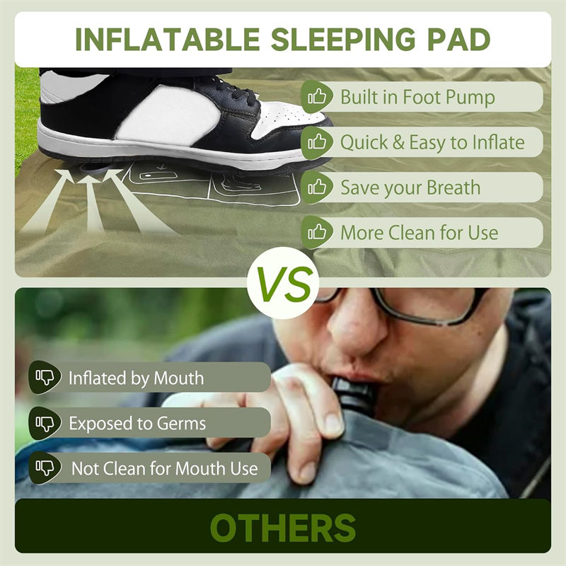 Rescue Disaster Portable Inflatable Sleeping Pad