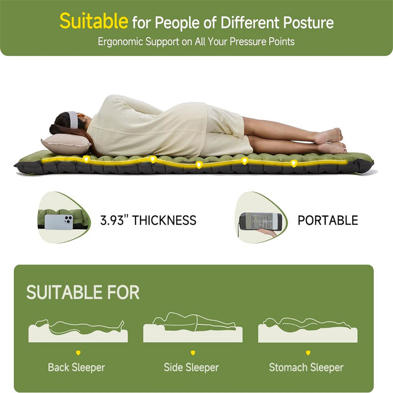 Rescue Disaster Portable Inflatable Sleeping Pad 