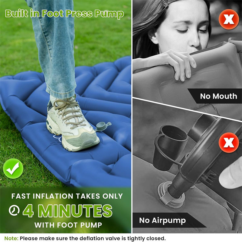 Durable Disaster Relief Inflatable Sleeping Pad