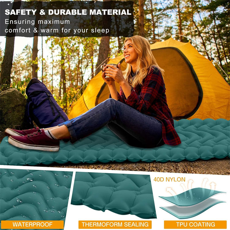 Emergency Product Thick Inflatable Sleeping Pad