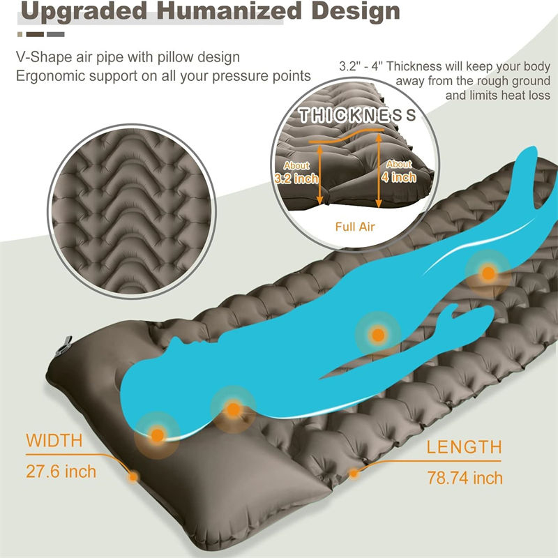 Refugee Rescue lightweight Inflatable Sleeping Pad