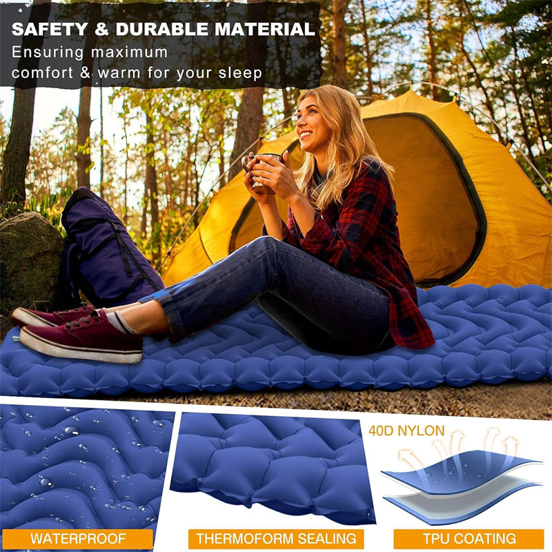 Thick Civil Disaster Relief Inflatable Sleeping Pad