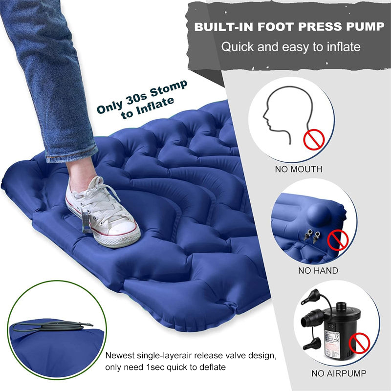 Comfortable Civil Disaster Relief Inflatable Sleeping Pad