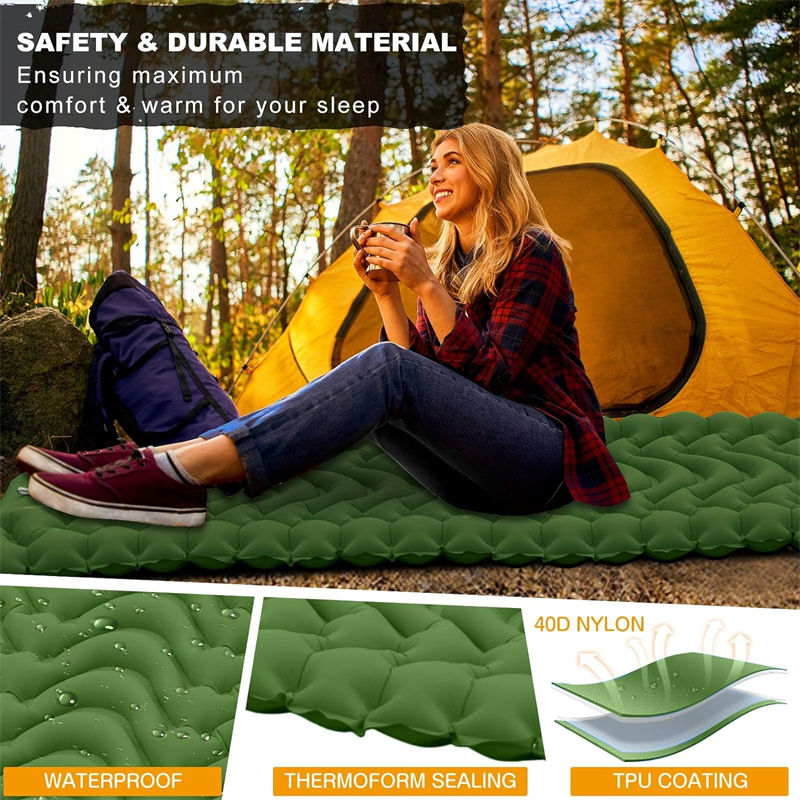 Quick inflation Rescue Disaster Inflation Sleeping Pad