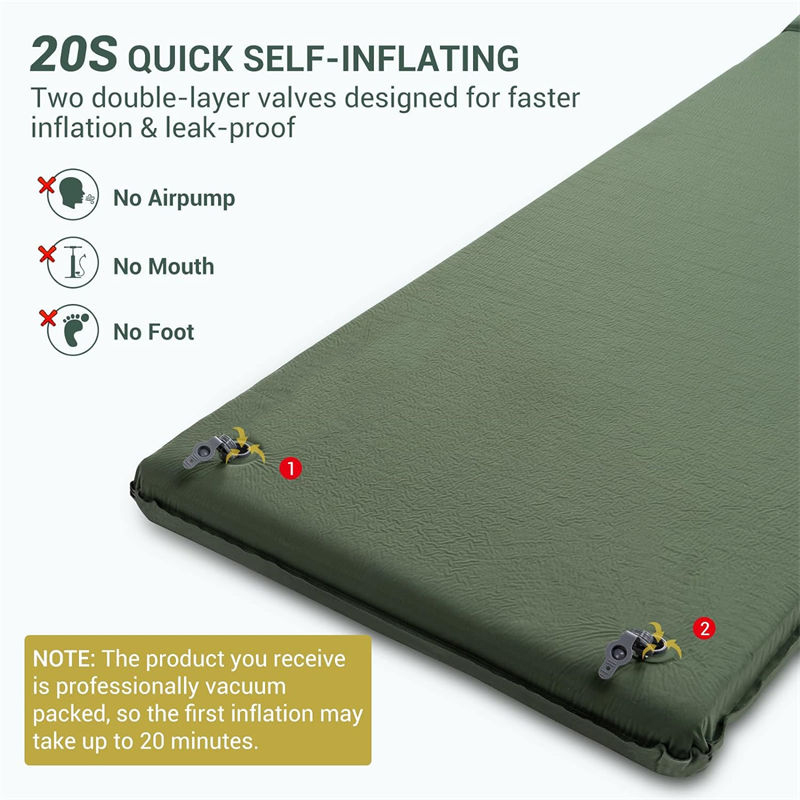 Government Reserve Extra Thick Inflatable Sleeping Pad