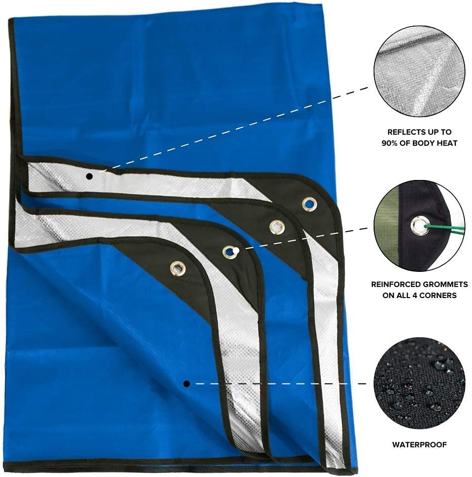 Survival First Aid Waterproof Sunshade Canopy