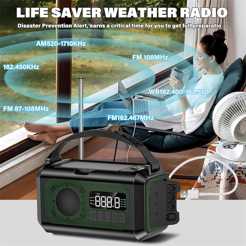 Compact Emergency Preparedness Radio