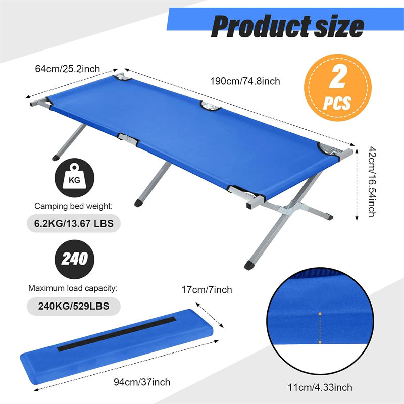 High Quality Emergency Product Folding Bed