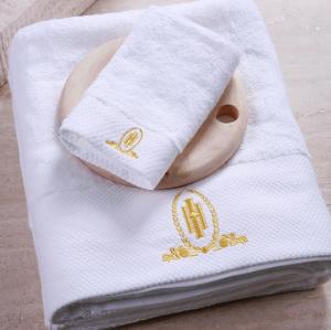 Quick-Drying Branded Towels Set Luxury Bath Towel Sets Double Satin 100 Cotton Set Towel For Hotel