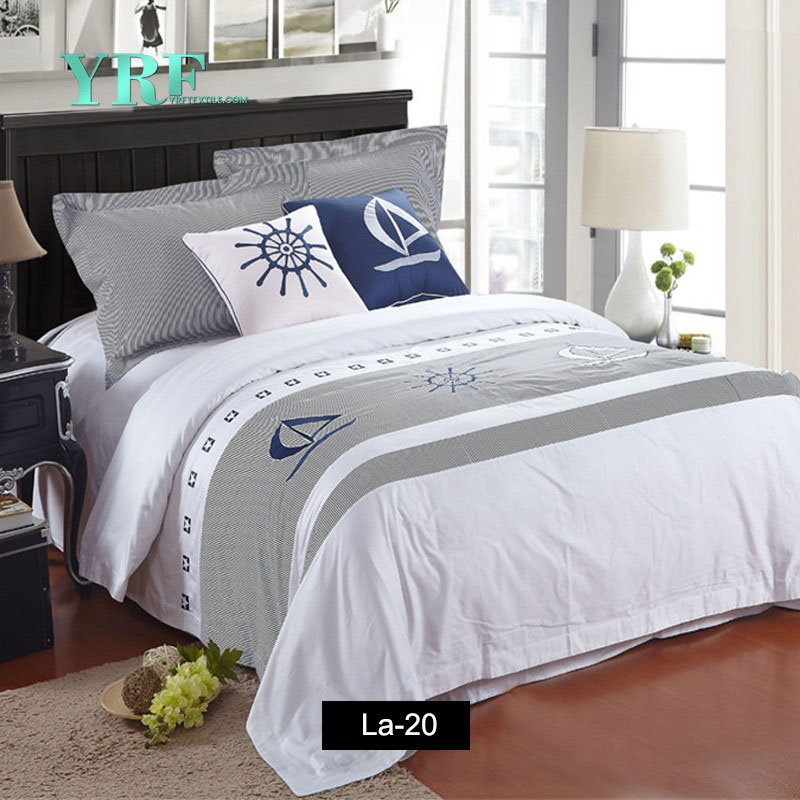 Cotton Apartment Comfortable Luxury Embroidered Bed Linen HB-012