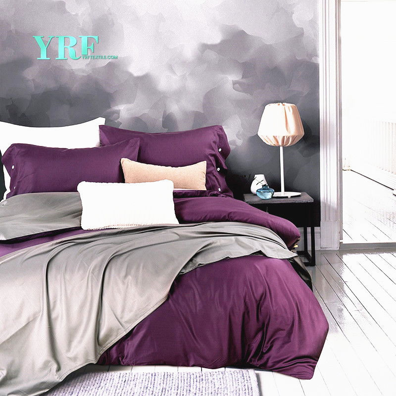 King Professional 3PCS Cotton Purple Bedding Sets GS-09