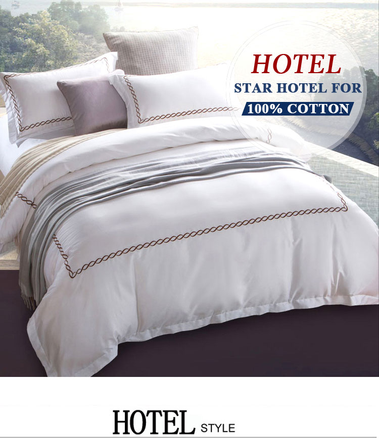 Cotton Satin White Twin Bedding