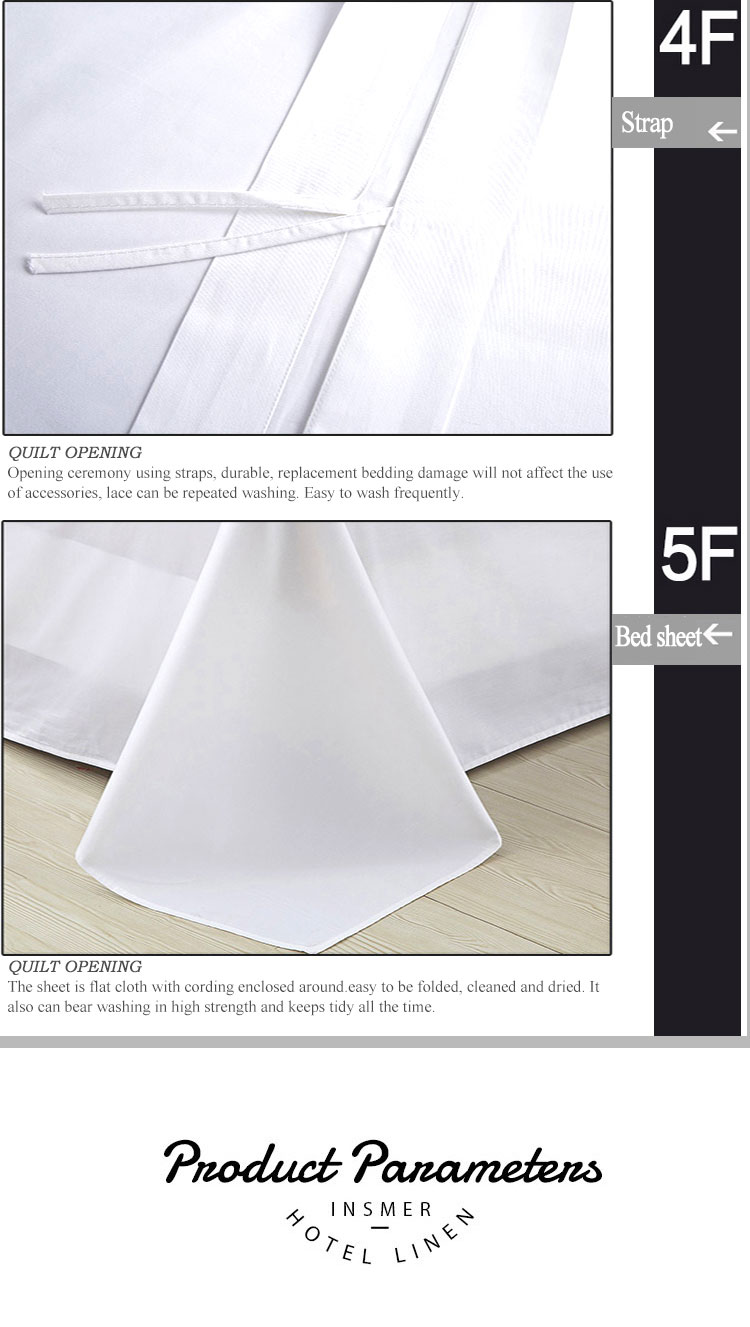 Satin White Cotton Duvet Cover