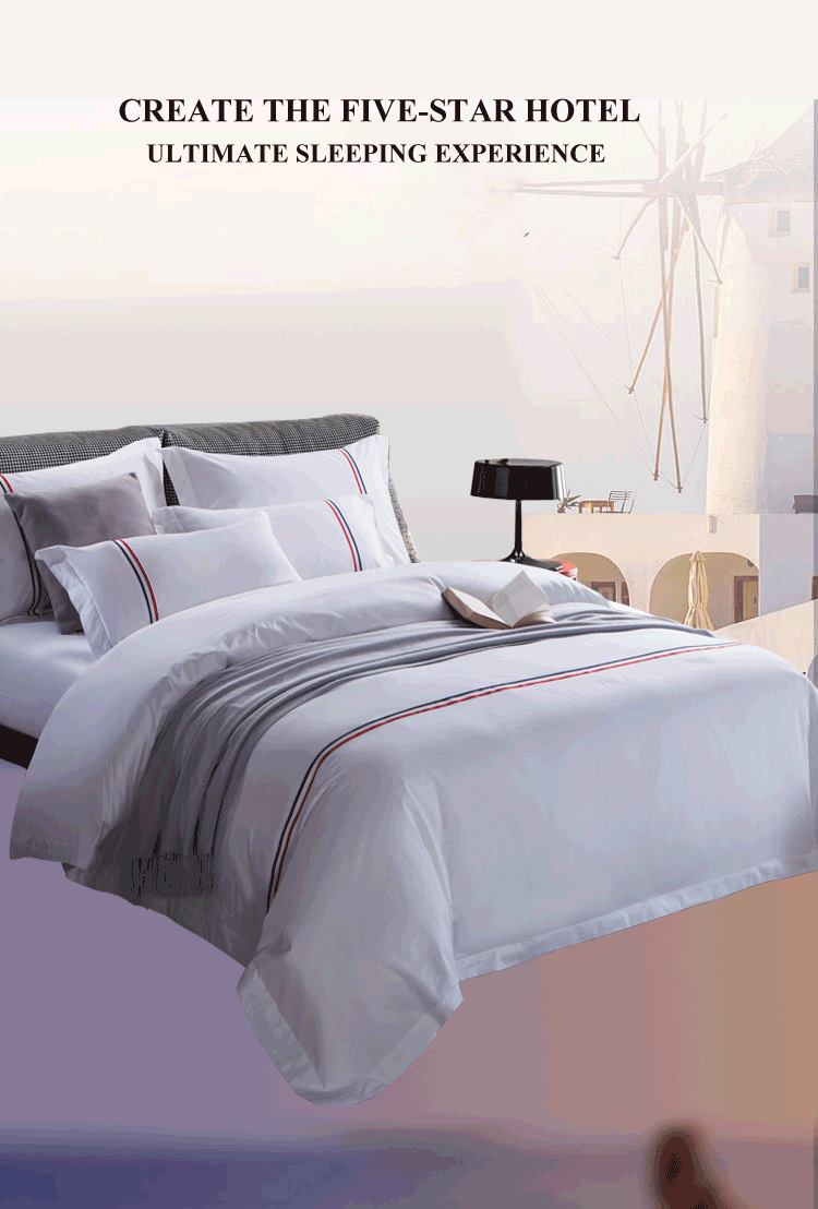 Satin White Cotton Duvet Cover