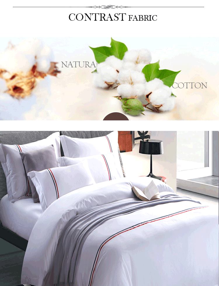 Satin White Cotton Duvet Cover