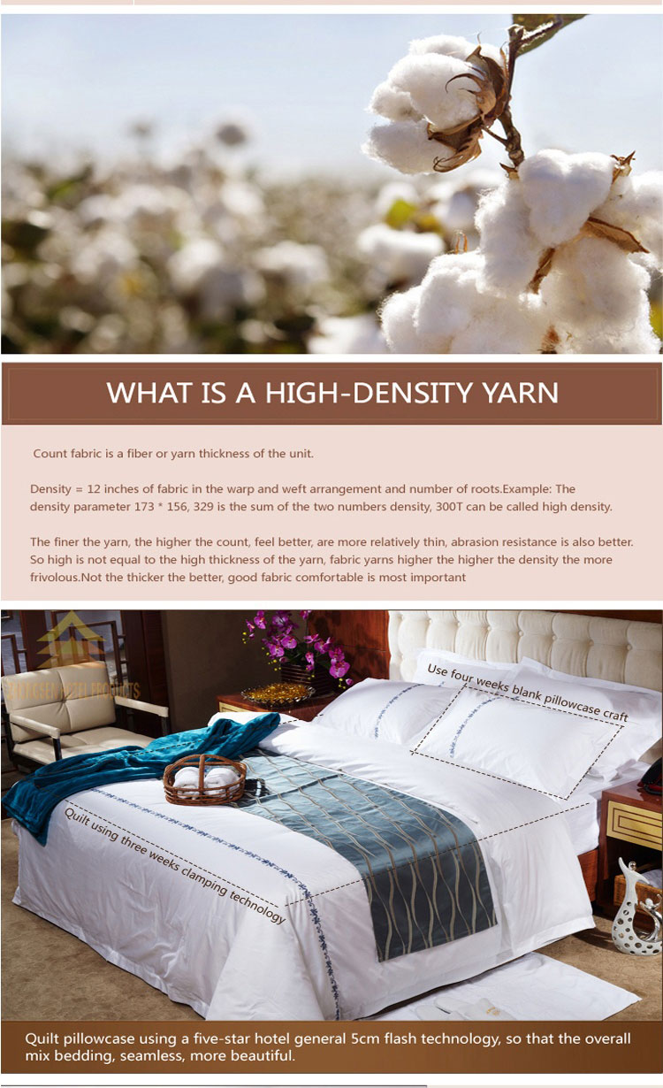 White Satin White Hotel Bedding