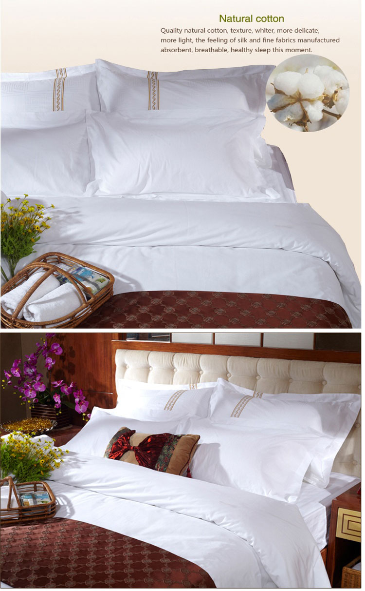 Embroidered Coastal White Bedspread King