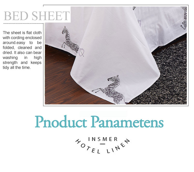 Printed Apartment Cotton Sheet Sets