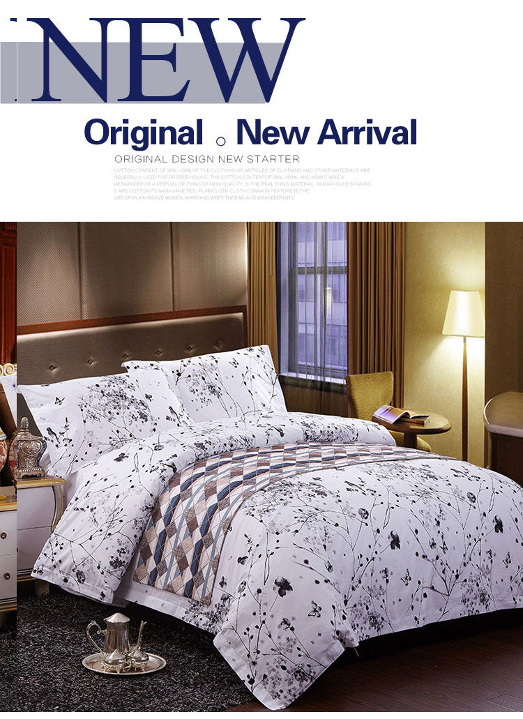 Print Sateen Cheap Bedding Sets