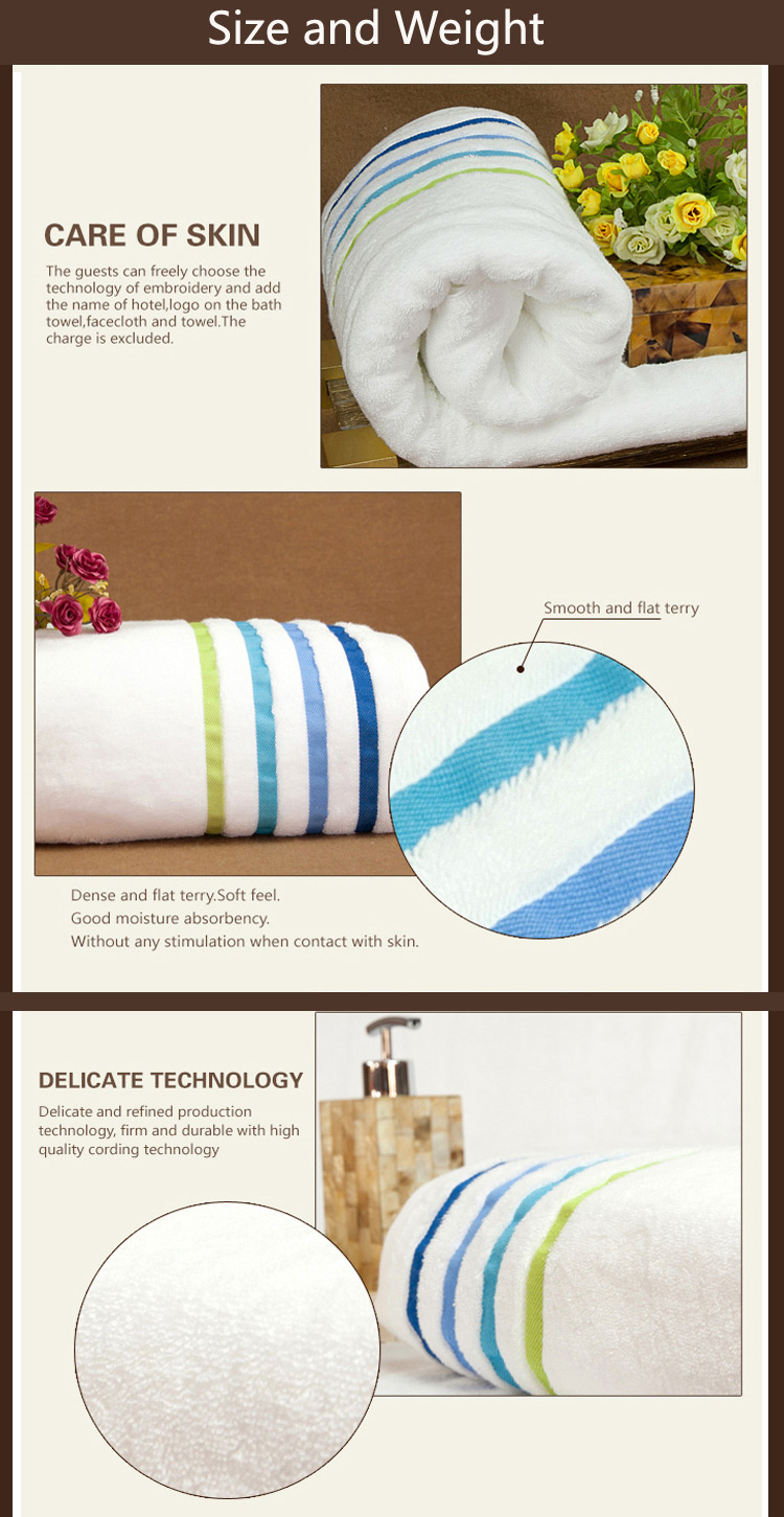 Professional Pure Cotton Patterned Towels