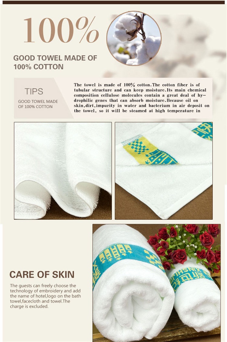 Adult Cotton Apartment White Towel