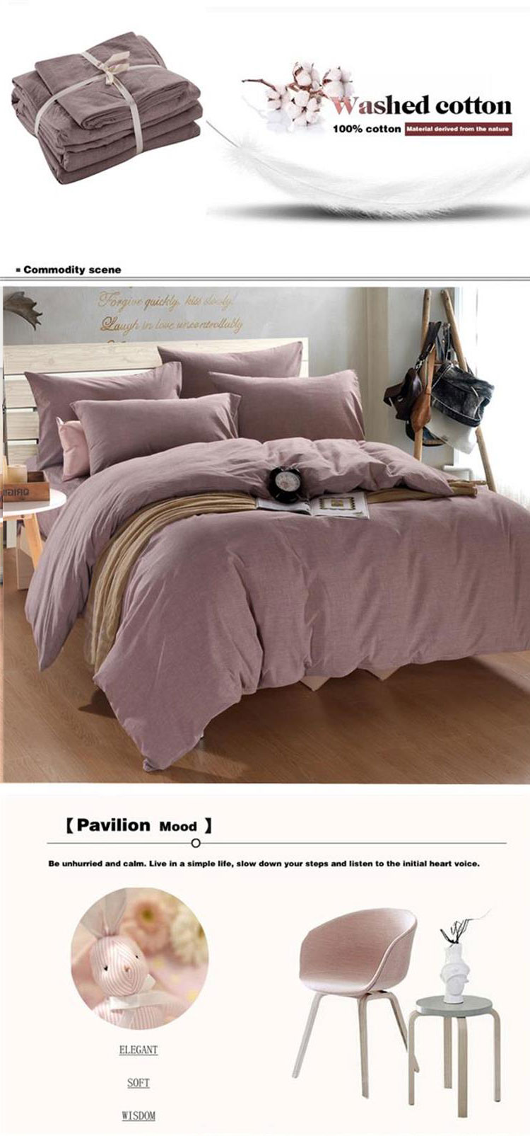 Soft Linen Sheet Set Queen