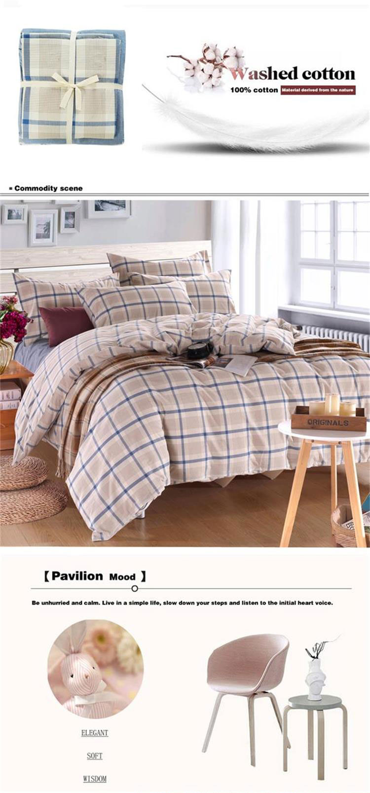 Durable Gold Comforter Set Queen