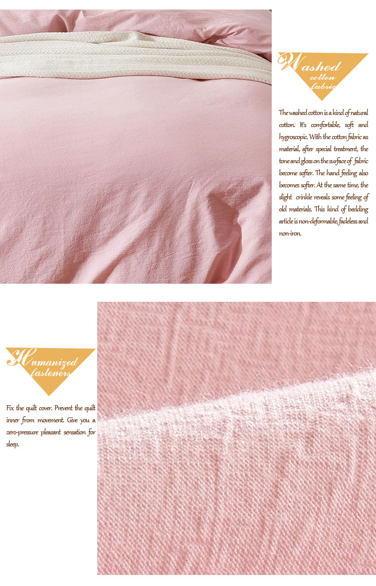 Bedroom Comfortable King Pink Bedding