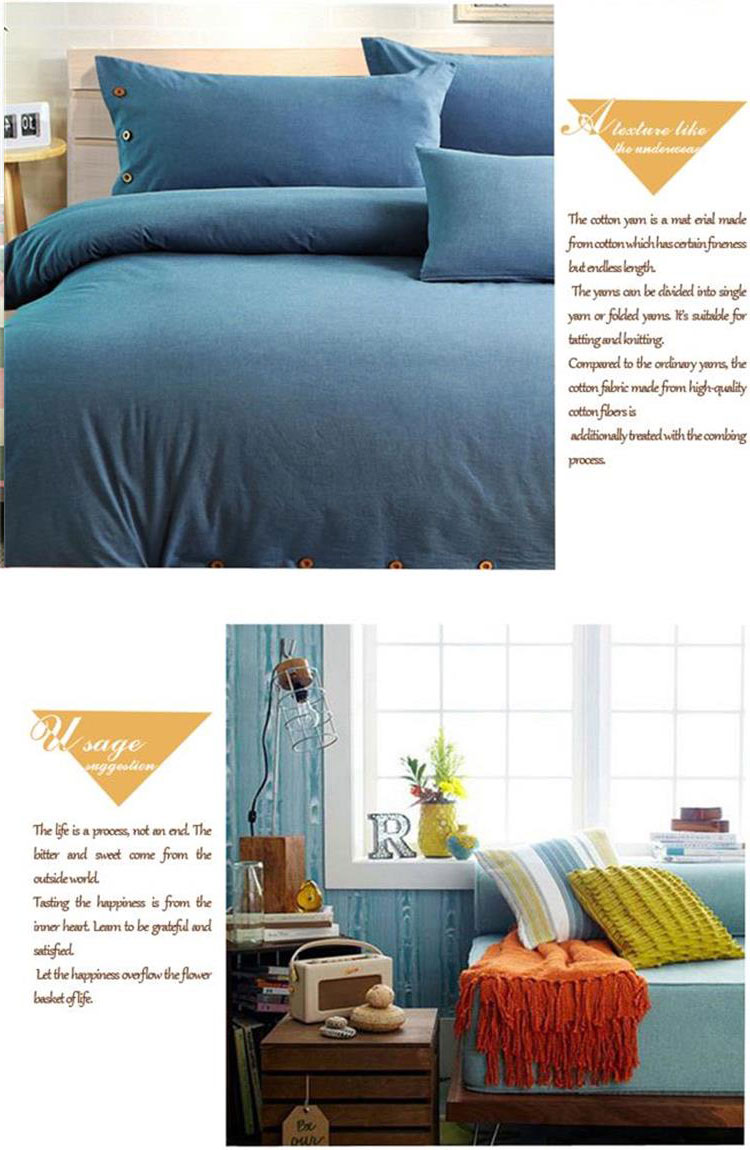 Soft Luxurious Blue Twin Bedding