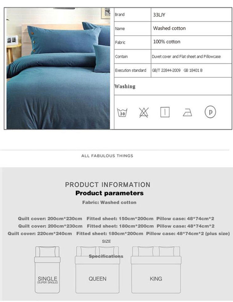 Soft Luxurious Blue Twin Bedding