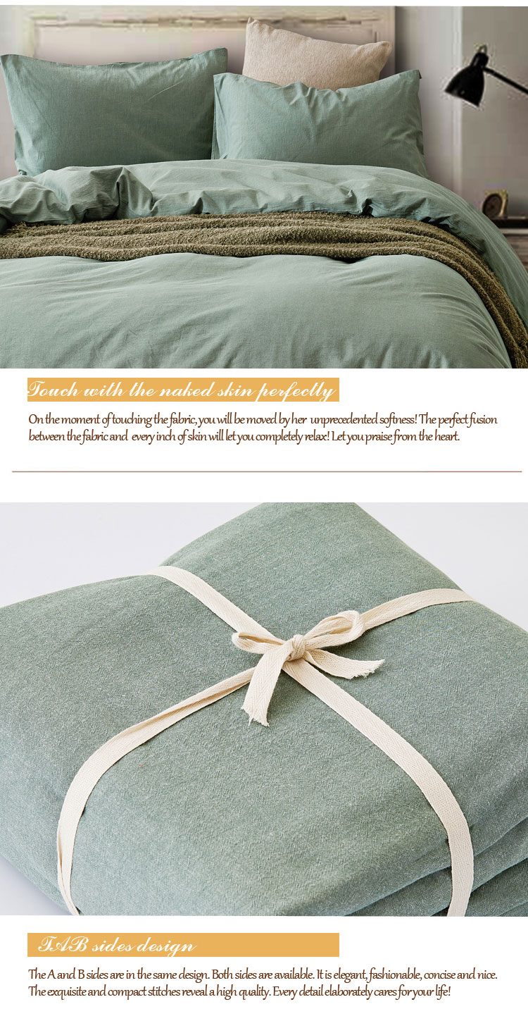 Luxury Patchwork Green Hotel Bedding